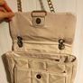 Price drop Primark Quilted Beige Handbag with Gold Chain Image 6