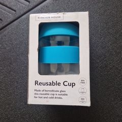 Reusable travel glass cup
