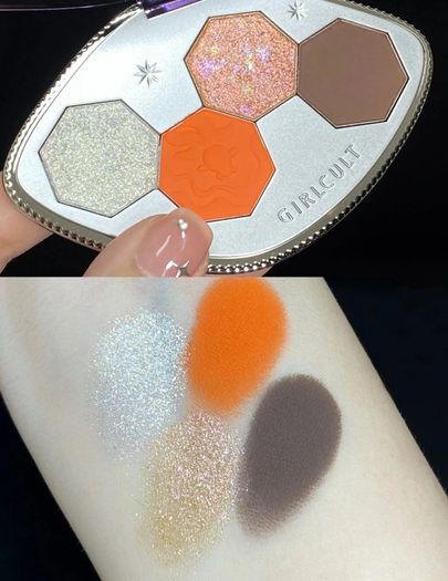 Girlcult C-Beauty Eyeshadow Palette of 4 Great Inventions in Shade 48 Play in the Garden