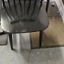 Black dining chairs Image 2
