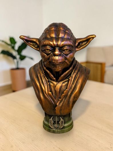 Yoda Star Wars Hand Painted Resin Bust -140mm