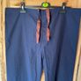 Navy Medium Scrub Trousers Image 2
