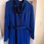 M & S Ladies Coat. Lovely deep blue coat.  It has weight to it. Image 5