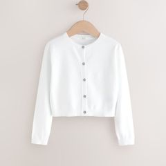 Next white button up cardigan size 11 to 12