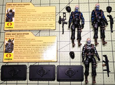 GI JOE Cobra Night Watch figure set (A)