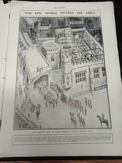 The Sphere / An Illustrated Newspaper of  the coronation of King George V of the United Kingdom( June 27th  1911 )