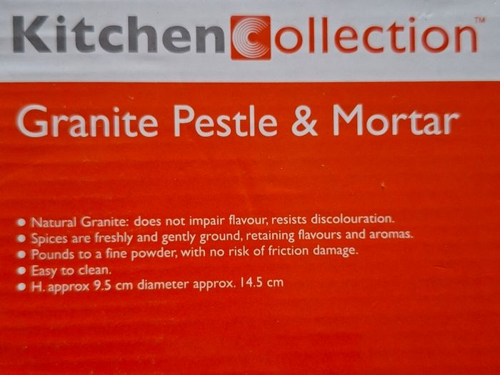 Granite Pestle and Mortar