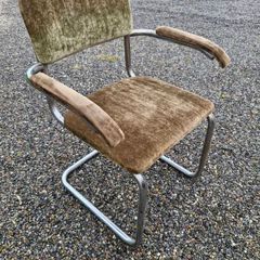 Vintage Bauhaus, modernist chrome chair