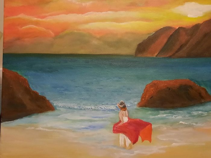 Acrylic Hand Painting - Reduced