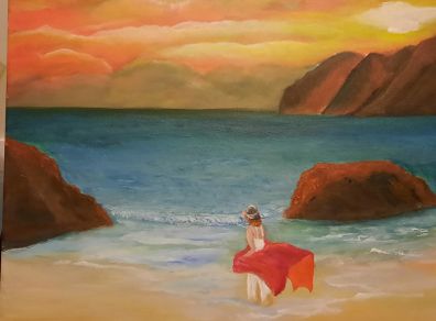 Acrylic Hand Painting - Reduced