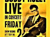 Buddy Holly Surf Ballroom, Clear Lake, Iowa 1959 Winter Dance Party Tour Poster