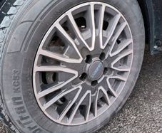 R17 aluminum wheels and tires