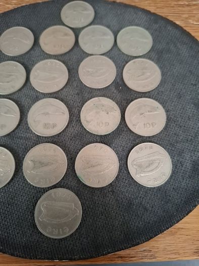Irish 10 pence coin