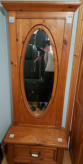 Tall mirror large drawer