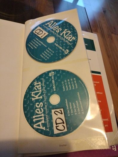 Junior cert German books Allez Klara text book+ workbook+cds