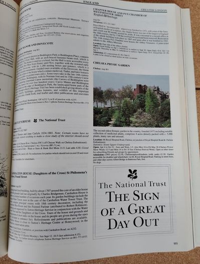Historic Houses Castles and Gardens 1993 - Great Britain & Ireland (VG Condition)