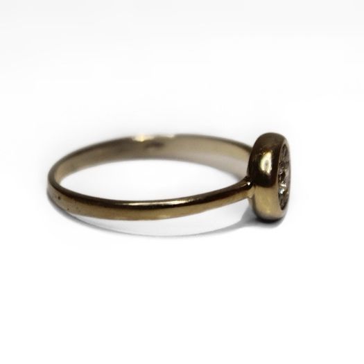 9ct Yellow Gold Halo Ring