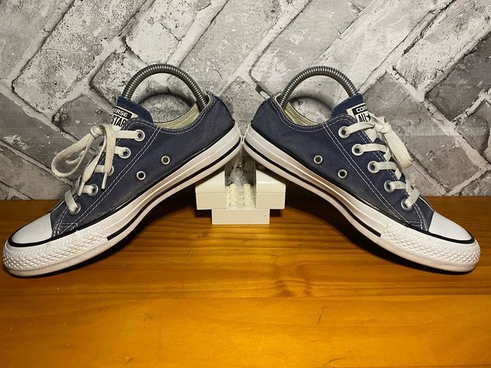 Converse All Star Ladies Navy Canvas Lo Top Trainers UK4 EUR36.5