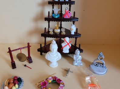 Dolls house Living room accessories - Vases, ornaments, essentials