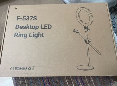 Brand New & Unused - Desktop LED Ring Light - Can Deliver