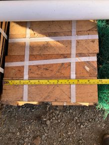 Oak parquet/herringbone flooring