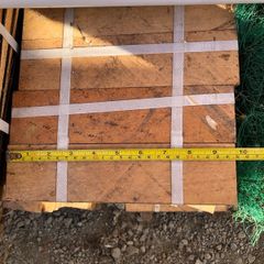 Oak parquet/herringbone flooring