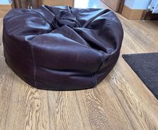 Leather bean bag 90cm x 90 cm