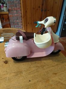 Our Generation 3 wheel scooter with helmet.