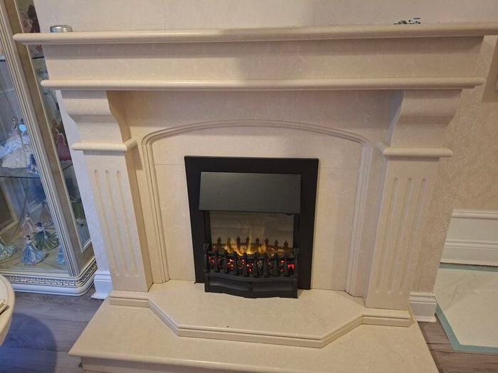 fireplace and electric insert all in great condition
