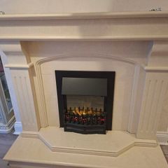 fireplace and electric insert all in great condition