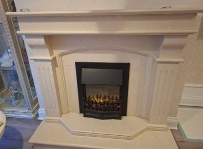 fireplace and electric insert all in great condition