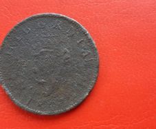 1805 Hibernia. Half Penny. George III