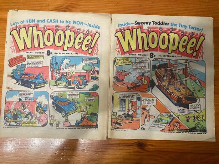 Comics: 'Whoopee!' comics 1977 (15 numbers)
