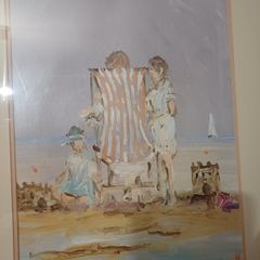 signed oil painting by well known Irish Artist Marie Carroll.