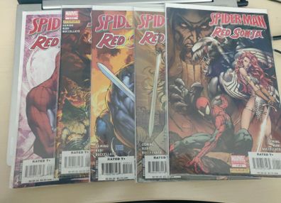 Spiderman Red Sonja 1 - 5