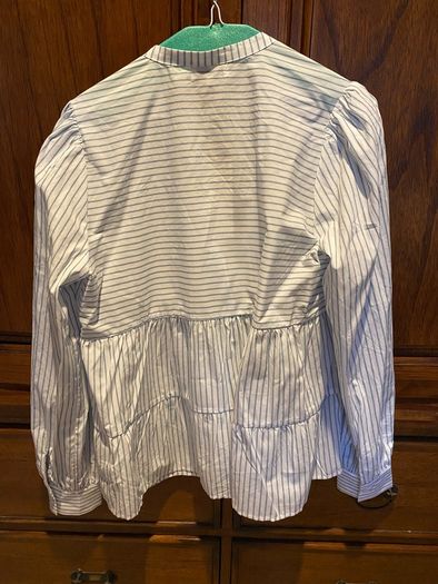 Levete  Room , blue/white shirt/blouse size UK 10