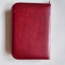 Burgundy leatherette fountain pen or pencil case Image 3