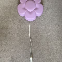 Ikea Purple Flower Wall Light