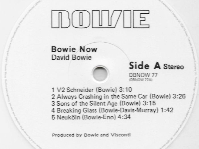 David Bowie - Bowie Now Record Store Day Exclusive Coloured Vinyl LP