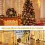Curtain Fairy Lights Waterproof, 3mx3m 300LED Fairy Lights with 8 Modes Remote Control Timer Adjustable Brightness, Curtain Light Plug in for Bedroom, Garden, Party, Wedding, Christmas MULTIPLE COLOURS AVAILABLE (FREE POSTAGE) Image 6