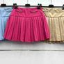 Beige, Black Pleated Skirt And Shorts Image 2