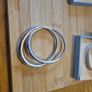 Newbridge Silver crossed double bangle. Image 3