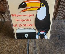 Original 70s/80s Guinness shelf display