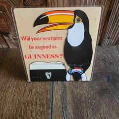 Original 70s/80s Guinness shelf display