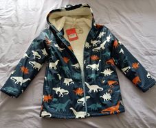 Brand New Hatley color changes when wet splash jacket