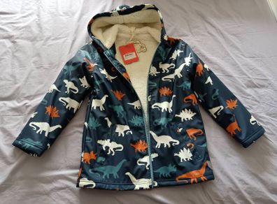 Brand New Hatley color changes when wet splash jacket
