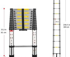 Ladder telescopic 3.8M (New in box)