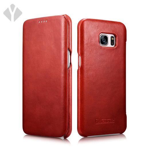 S7 Edge Full Body Vintage Leather Case