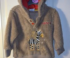 Fluffy Zebra jumper 12-18 months