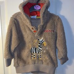 Fluffy Zebra jumper 12-18 months